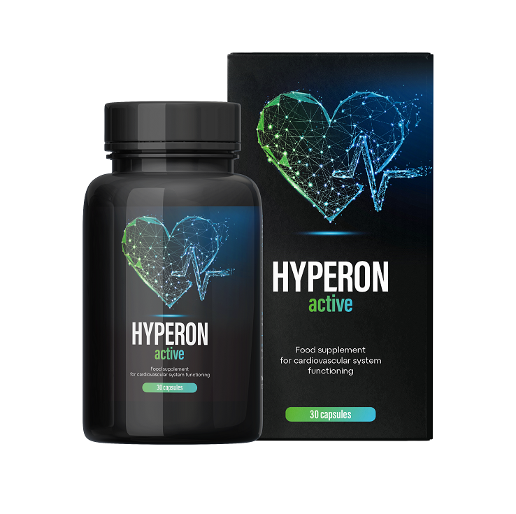 Hyperon Active — kapslid (vererõhu tugi), tootepakend