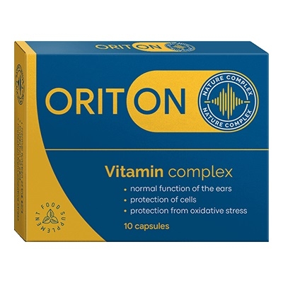 Oriton — kapslid (kuulmise tugi), tootepakend