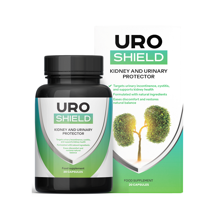 Uro Shield — kapslid (kuseteede tervis), tootepakend