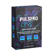 Pulsero — kapslid (meeste potentsi tugi), tootepakend