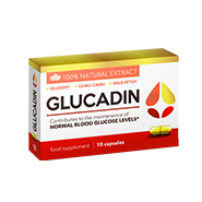 Glucadin — kapslid (närvide ja neuropaatia tugi), tootepakend